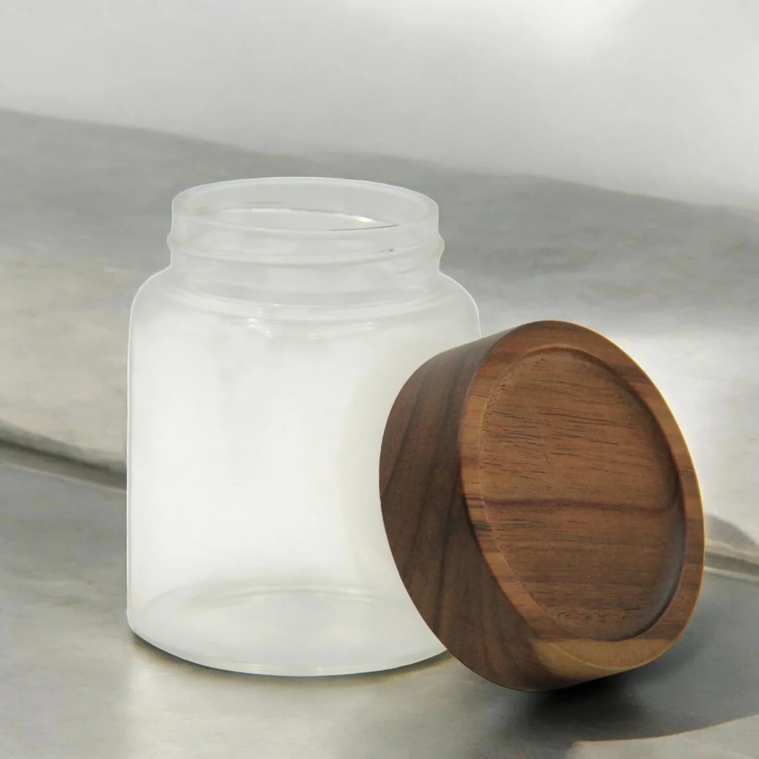 ست 4 تکه ظروف شیشه ای شفاف هامز آیدیاز با درب چوبی طبیعی - شیشه های قابل استفاده مجدد و هوا بند برای انبار، قهوه، چای، ادویه جات، تنقلات و سازماندهی منزل یا آشپزخانه ست 4 تکه ظروف شیشه ای شفاف هامز آیدیاز با درب چوبی طبیعی - شیشه های قابل استفاده مجدد و هوا بند برای انبار، قهوه، چای، ادویه جات، تنقلات و سازماندهی منزل یا آشپزخانه