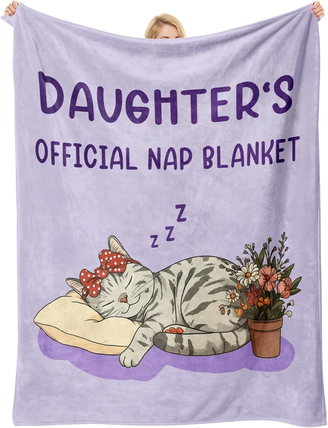 پتوی بنفش Einanmut برای دختر