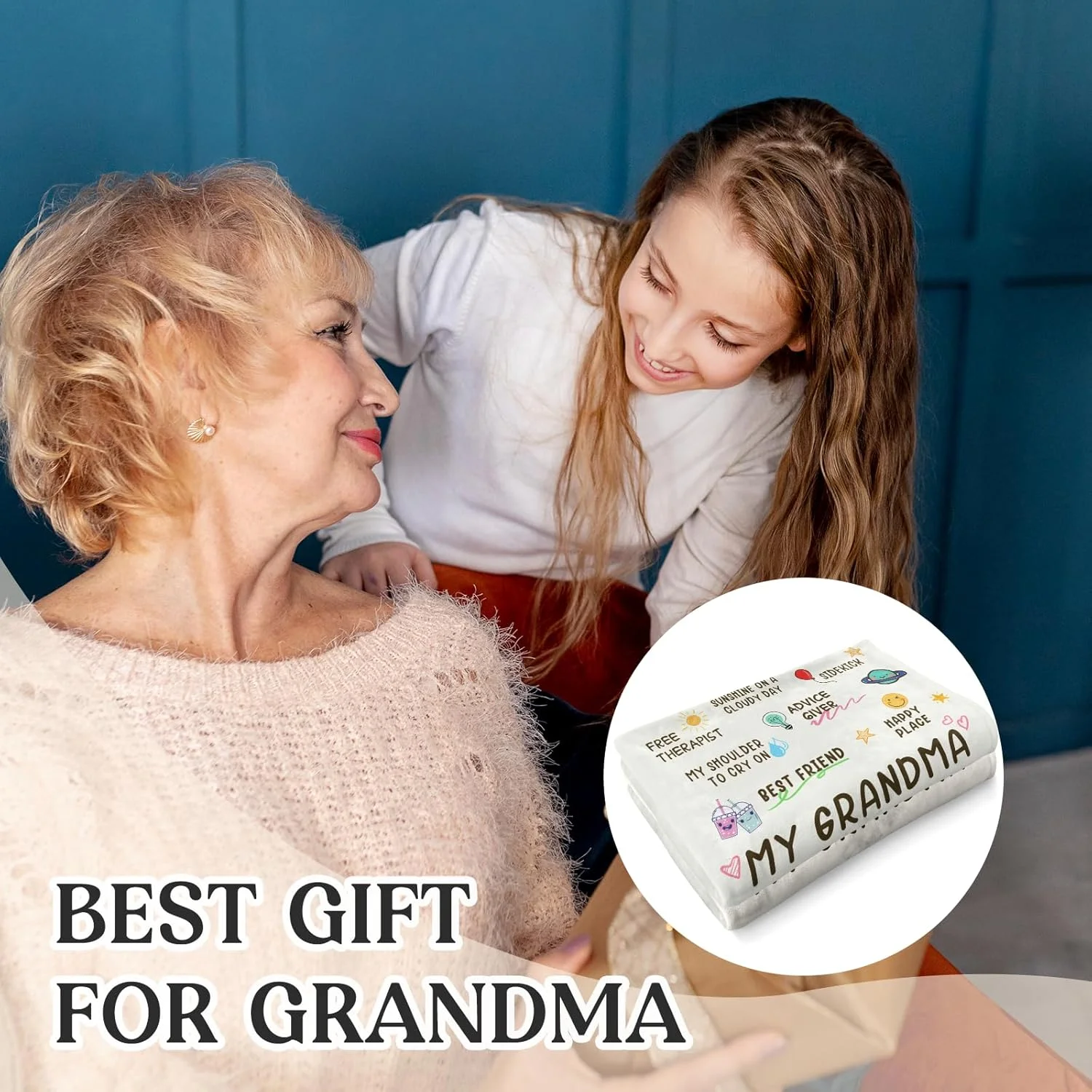 پتوی هدیه مادربزرگ Einanmut