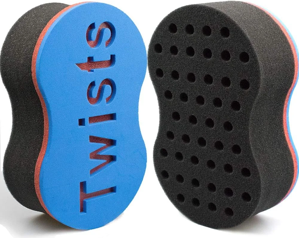 اسفنج پیچ مو سوراخ کوچک NEPIN برای موهای آفریقایی مردانه، برس اسفنجی مو، فر درشت، اسفنج فر کننده برای زنان، ابزار آرایشگری پیچ