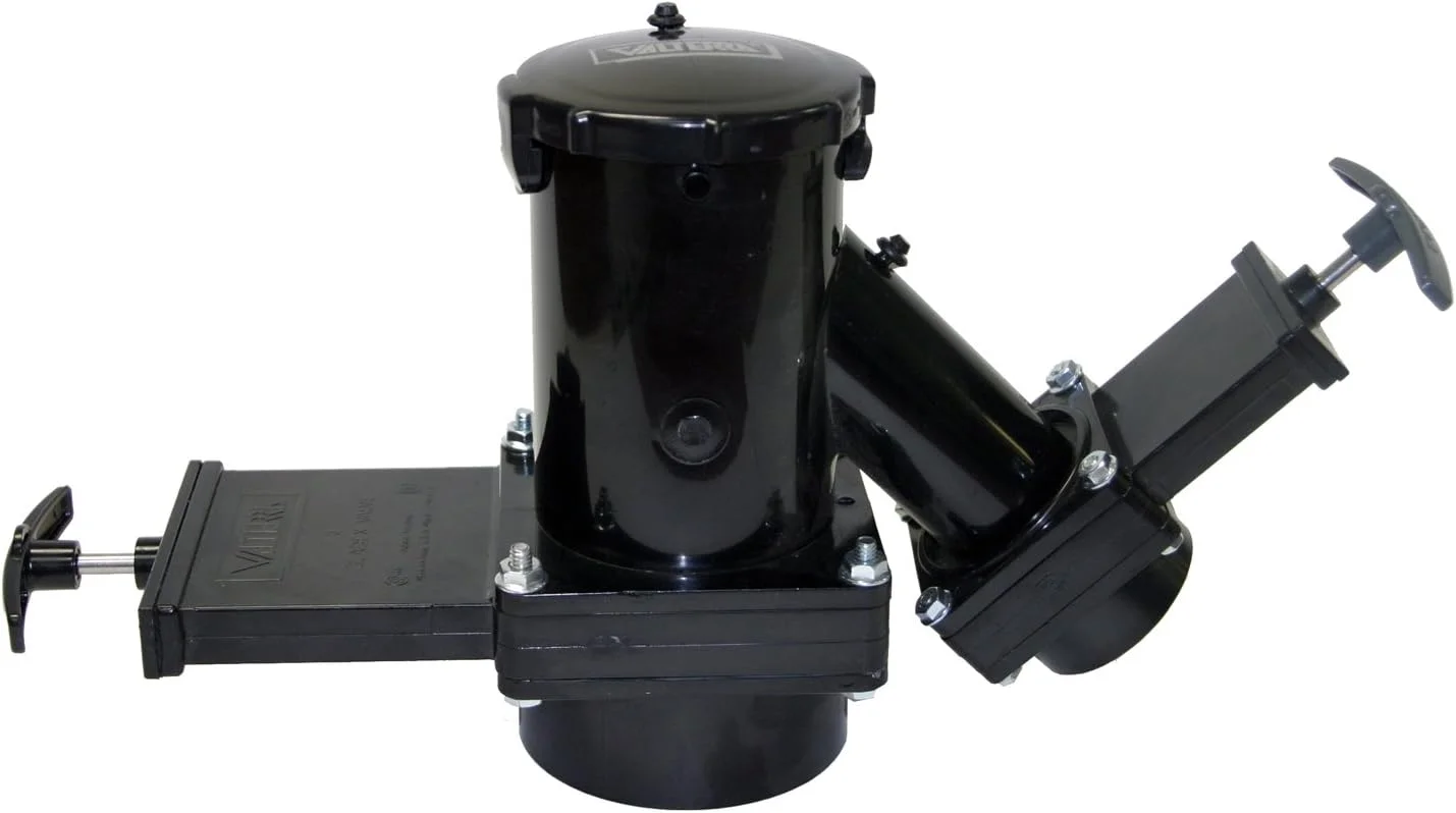 اتصال Y ثابت دو شیره Valterra T38 با هاب 3 اینچی x هاب چرخان 1-1/2 اینچی x دهانه 3 اینچی با درپوش، مشکی