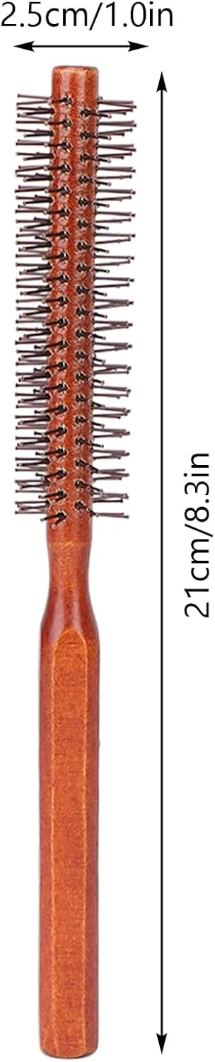 برس گرد حالت دهنده مو Sutinna، برس حالت دهنده محافظ مو با طراحی انسانی دسته چوبی، ماندگاری طولانی، ضد تغییر شکل، آسیب کمتر به مو برای حالت دادن به مو برس گرد حالت دهنده مو Sutinna، برس حالت دهنده محافظ مو با طراحی انسانی دسته چوبی، ماندگاری طولانی، ضد تغییر شکل، آسیب کمتر به مو برای حالت دادن به مو