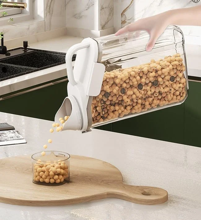 ظروف نگهداری مواد غذایی درب دار Lomeshow، بسته 3 عددی، مناسب برای سازماندهی آشپزخانه و نگهداری مواد غذایی خشک، غلات، غذای خشک سگ و گربه، آرد و شکر ظروف نگهداری مواد غذایی درب دار Lomeshow، بسته 3 عددی، مناسب برای سازماندهی آشپزخانه و نگهداری مواد غذایی خشک، غلات، غذای خشک سگ و گربه، آرد و شکر