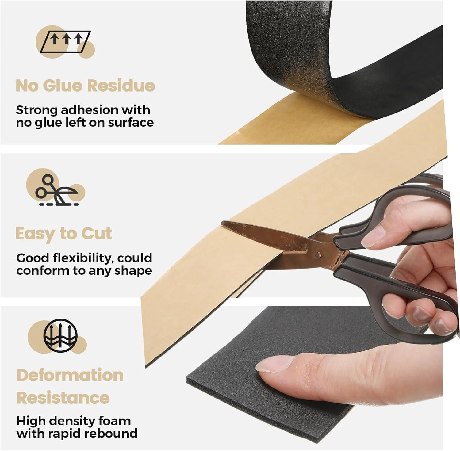 نوار عایق لوله، نوار عایق فوم لوله آب در فضای باز، فویل آلومینیومی خود چسب 2 اینچ در 32.8 فوت برای محافظت در برابر یخ زدگی زمستان و حفظ حرارت