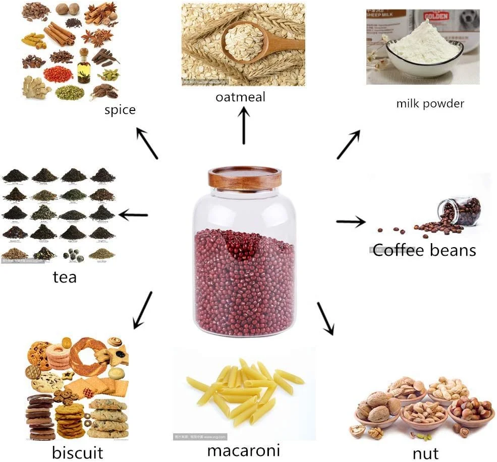 ظروف شیشه ای بزرگ NALACAL، 1950 میلی لیتر، ظروف نگهداری مواد غذایی، ظروف آشپزخانه، ظروف پخش کننده غلات، ظروف شیشه ای درب دار مناسب اسپاگتی، پاستا، پودر، ادویه، چای، قهوه (ارتفاع 19.3 سانتی متر) ظروف شیشه ای بزرگ NALACAL، 1950 میلی لیتر، ظروف نگهداری مواد غذایی، ظروف آشپزخانه، ظروف پخش کننده غلات، ظروف شیشه ای درب دار مناسب اسپاگتی، پاستا، پودر، ادویه، چای، قهوه (ارتفاع 19.3 سانتی متر)