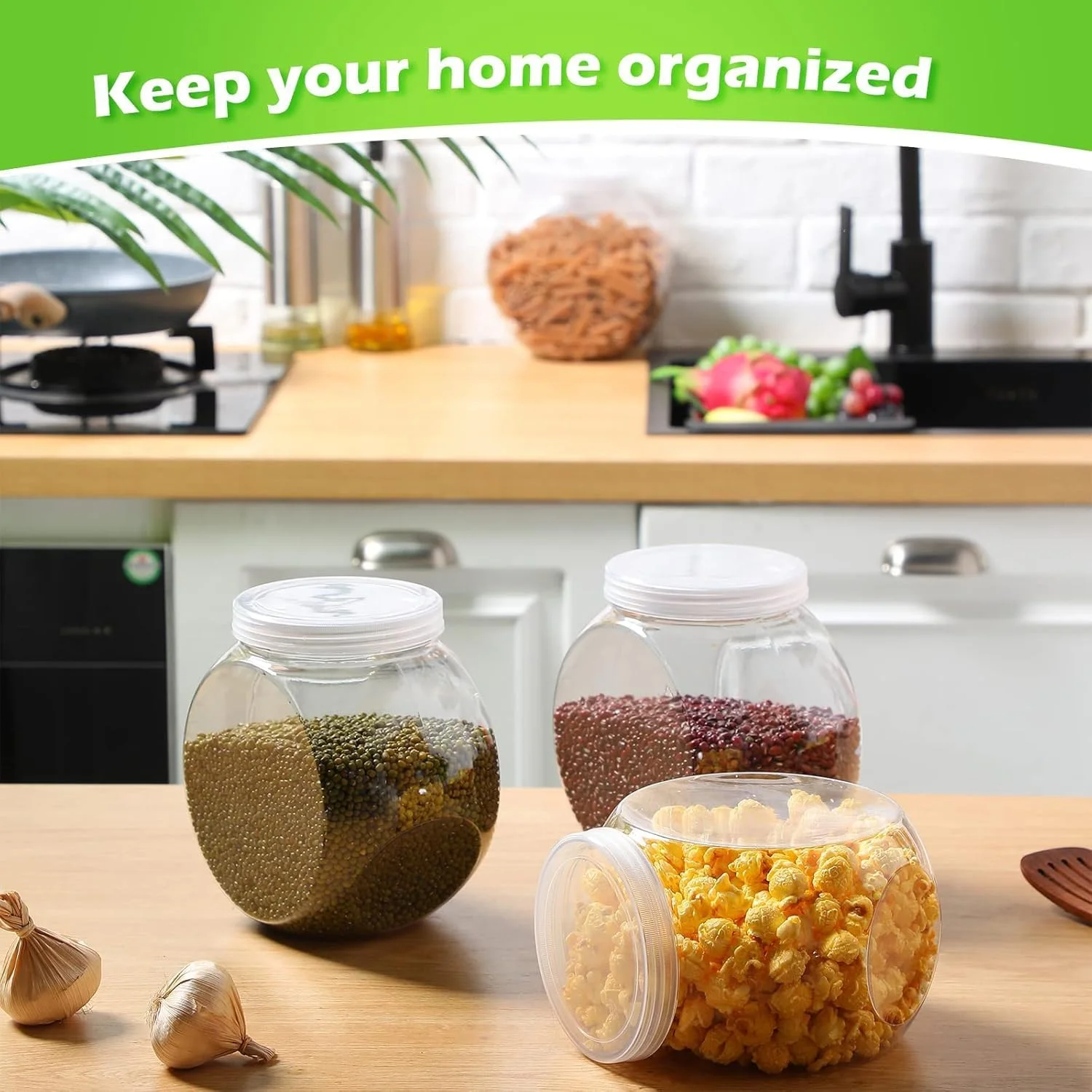 ظروف پلاستیکی آب نبات NALACAL، 2100 میلی لیتری، با درب، ظروف پلاستیکی شفاف کوکی برای پیشخوان آشپزخانه، ظروف آب نبات برای میز بوفه آب نبات، ست ظروف نگهدارنده آب نبات، ظرف آب نبات برای میز مهمانی، نگهداری لباس (2 عدد) ظروف پلاستیکی آب نبات NALACAL، 2100 میلی لیتری، با درب، ظروف پلاستیکی شفاف کوکی برای پیشخوان آشپزخانه، ظروف آب نبات برای میز بوفه آب نبات، ست ظروف نگهدارنده آب نبات، ظرف آب نبات برای میز مهمانی، نگهداری لباس (2 عدد)