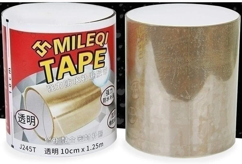 نوار تعمیر ضد آب ZHXY، نوار تعمیر لوله PVC عایق، نوار چسب قوی خود چسب، نوار آب بندی ضد آب و کشسان برای سقف، لوله ها، سوراخ ها و ترک ها