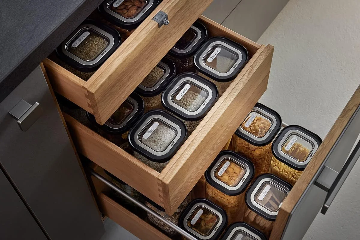 ظرف نگهداری مواد غذایی 400 میلی لیتری گفو با درب محکم، ظرف نگهداری غذا، چند منظوره