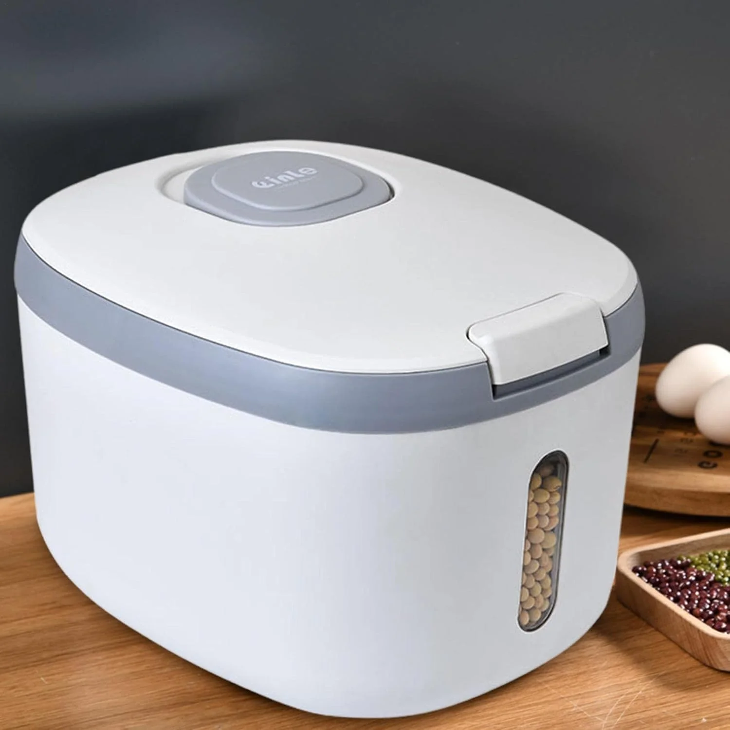 ظرف نگهداری برنج - ظروف نگهداری مواد غذایی درب دار و هواگیر، ظرف نگهداری برنج 10 کیلوگرمی، ظرف نگهداری مواد غذایی برای حبوبات، لوبیا، تنقلات، غذای سگ