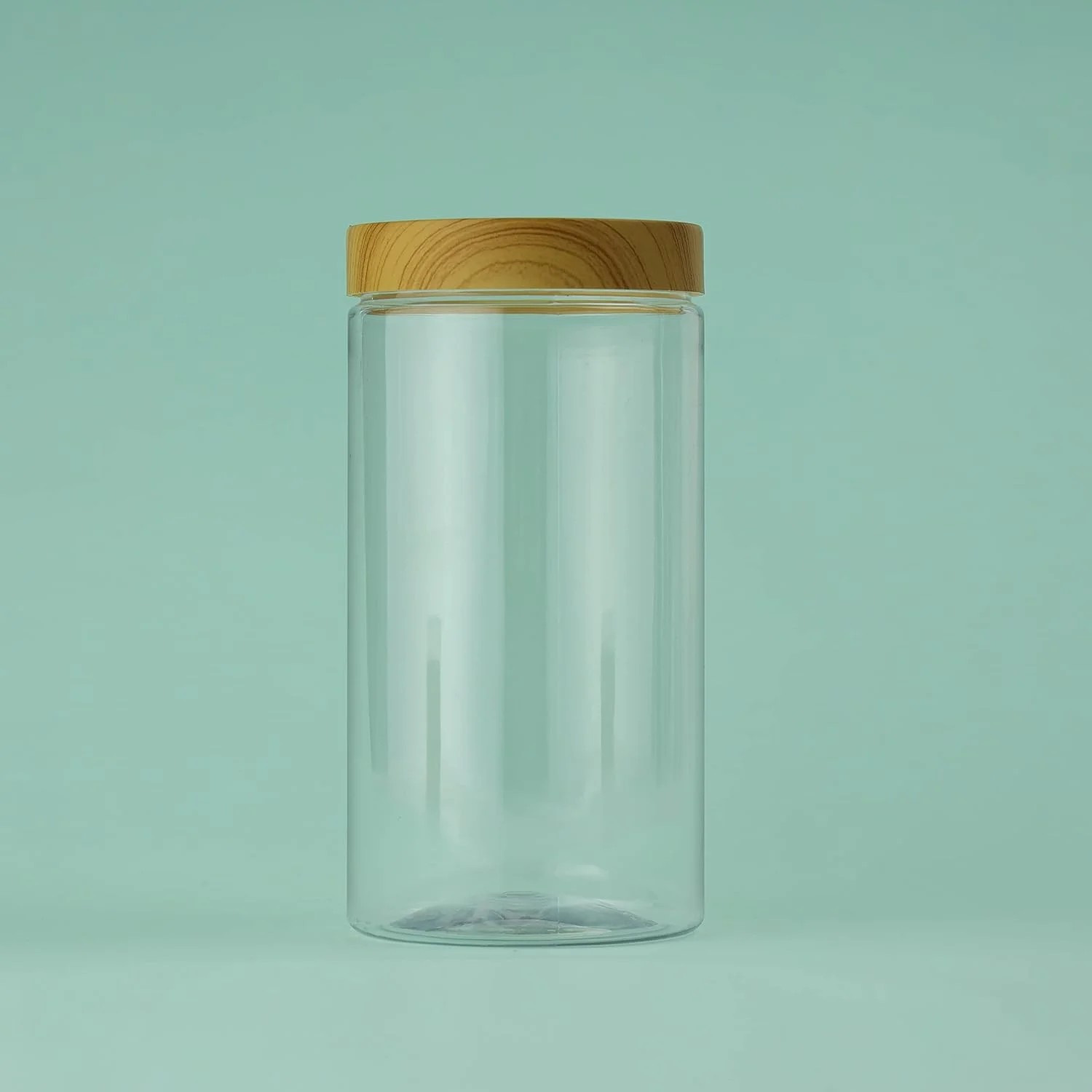 ظرف پلاستیکی گرد درب دار رویال فورد، ظرف پلاستیکی 1000 میلی لیتری، RF10508 ظرف شفاف بدون BPA برای نمایش، انبار، خانه و آشپزخانه، شفاف