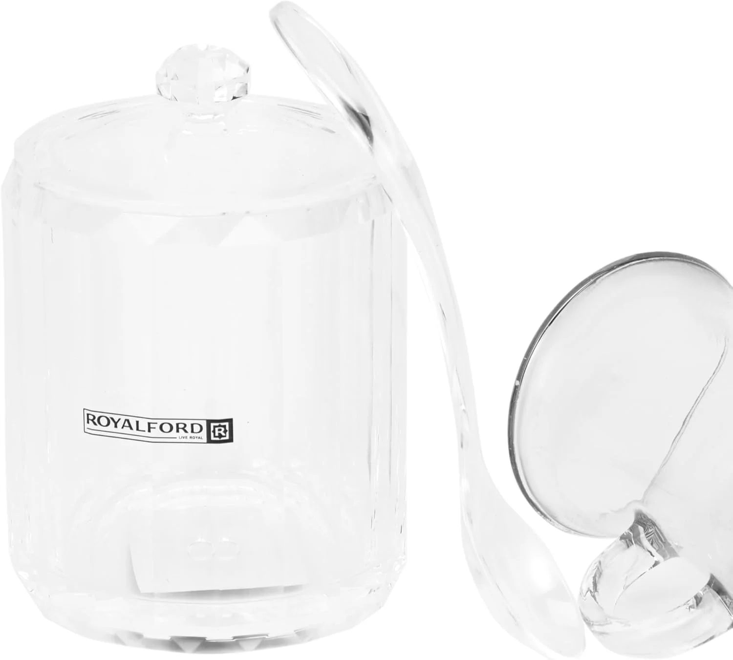 ظرف آکریلیک چند منظوره 350 میلی لیتری رویال فورد - RF12767 / شیک و ظریف، ساختار بادوام و ماندگار / جعبه نگهداری با درب شفاف ظرف آکریلیک چند منظوره 350 میلی لیتری رویال فورد - RF12767 / شیک و ظریف، ساختار بادوام و ماندگار / جعبه نگهداری با درب شفاف