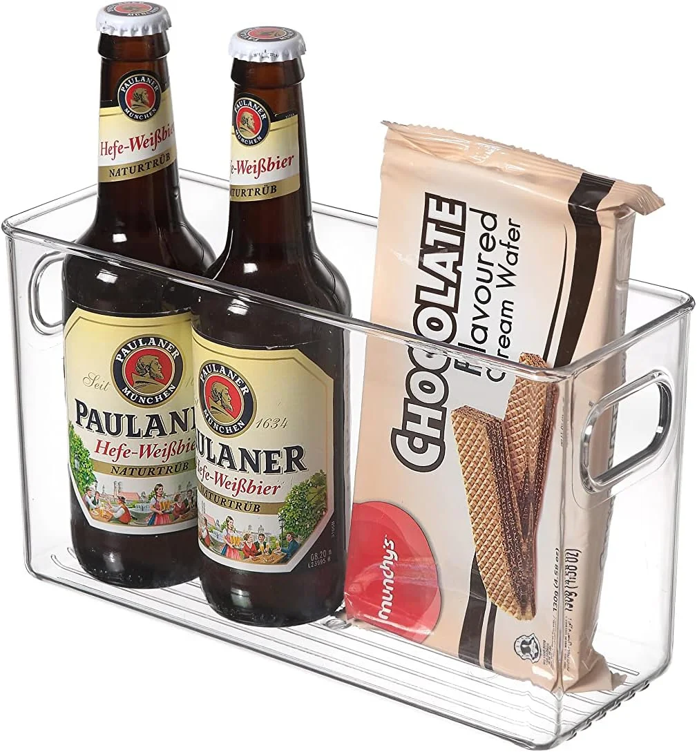 ظرف نگهداری مواد غذایی Servewell از جنس اکریلیک مناسب یخچال و کابینت، ابعاد 26.1X9.7X15.3 سانتی متر ظرف نگهداری مواد غذایی Servewell از جنس اکریلیک مناسب یخچال و کابینت، ابعاد 26.1X9.7X15.3 سانتی متر