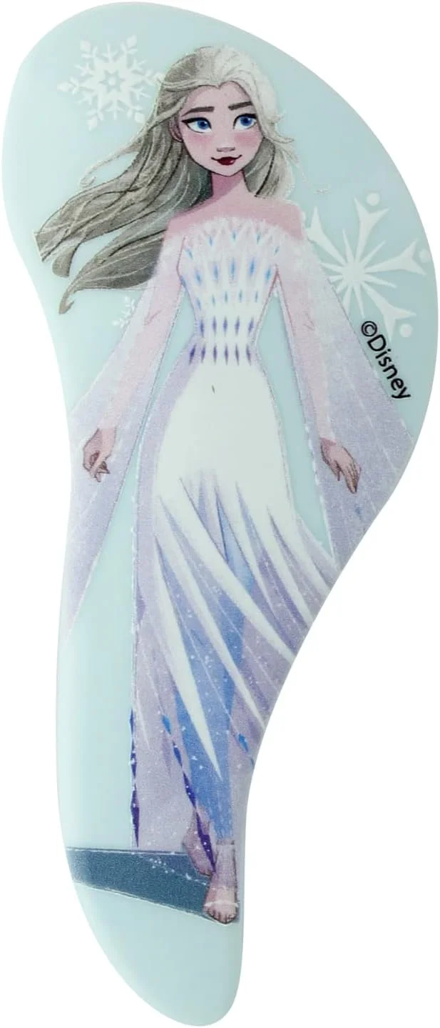 برس موی جمع و جور السا فروزن 2 دیزنی - برس باز کننده گره مو - باز کردن سریع و بدون درد گره مو - دندانه های انعطاف پذیر ضد گره - دسته ضد لغزش S - محصول رسمی دیزنی