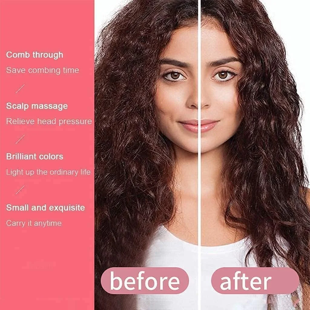 برس باز کننده گره مو، شانه ماساژ فر برای موهای فر طبیعی، خیس و خشک - مناسب موهای بلند، ضخیم و وز - شانه موی حرفه ای با موهای نایلونی، عالی برای انواع مو (بنفش) برس باز کننده گره مو، شانه ماساژ فر برای موهای فر طبیعی، خیس و خشک - مناسب موهای بلند، ضخیم و وز - شانه موی حرفه ای با موهای نایلونی، عالی برای انواع مو (بنفش)