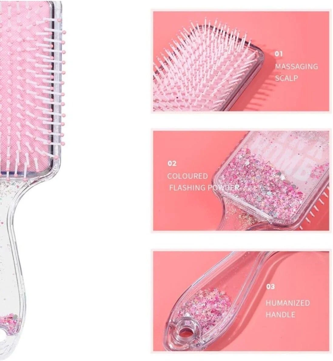 برس باز کننده گره مو MINISO، دندانه های انعطاف پذیر (اکلیلی)