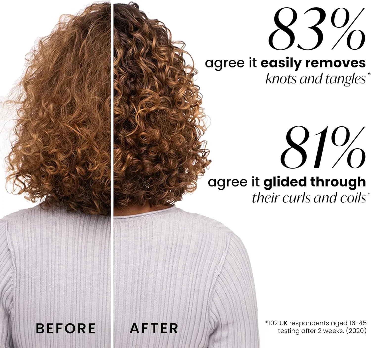 برس موی خیس مخصوص موهای فر Tangle Teezer - یاسی