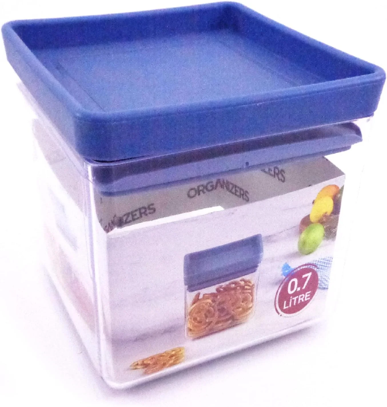 ظرف نگهداری 700 میلی لیتری، شیشه نگهداری مواد غذایی دربسته برای آشپزخانه و آماده سازی غذا، پلاستیک فاقد BPA با درب قفل آسان، مناسب برای مواد خشک، تنقلات و سازماندهی خانه شما