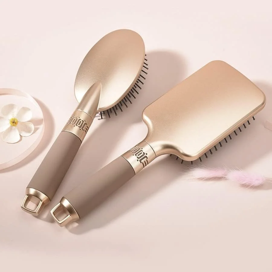 مجموعه 3 عددی برس مو U-HOOME، برس موی بیضی ماساژ ضد الکتریسیته ساکن، برس موی گرد، برس گره باز کن، ابزار حالت دهنده برای زنان، مردان و کودکان، مجموعه برس موی پارویی برای گره باز کردن، خشک کردن با سشوار و صاف کردن مجموعه 3 عددی برس مو U-HOOME، برس موی بیضی ماساژ ضد الکتریسیته ساکن، برس موی گرد، برس گره باز کن، ابزار حالت دهنده برای زنان، مردان و کودکان، مجموعه برس موی پارویی برای گره باز کردن، خشک کردن با سشوار و صاف کردن