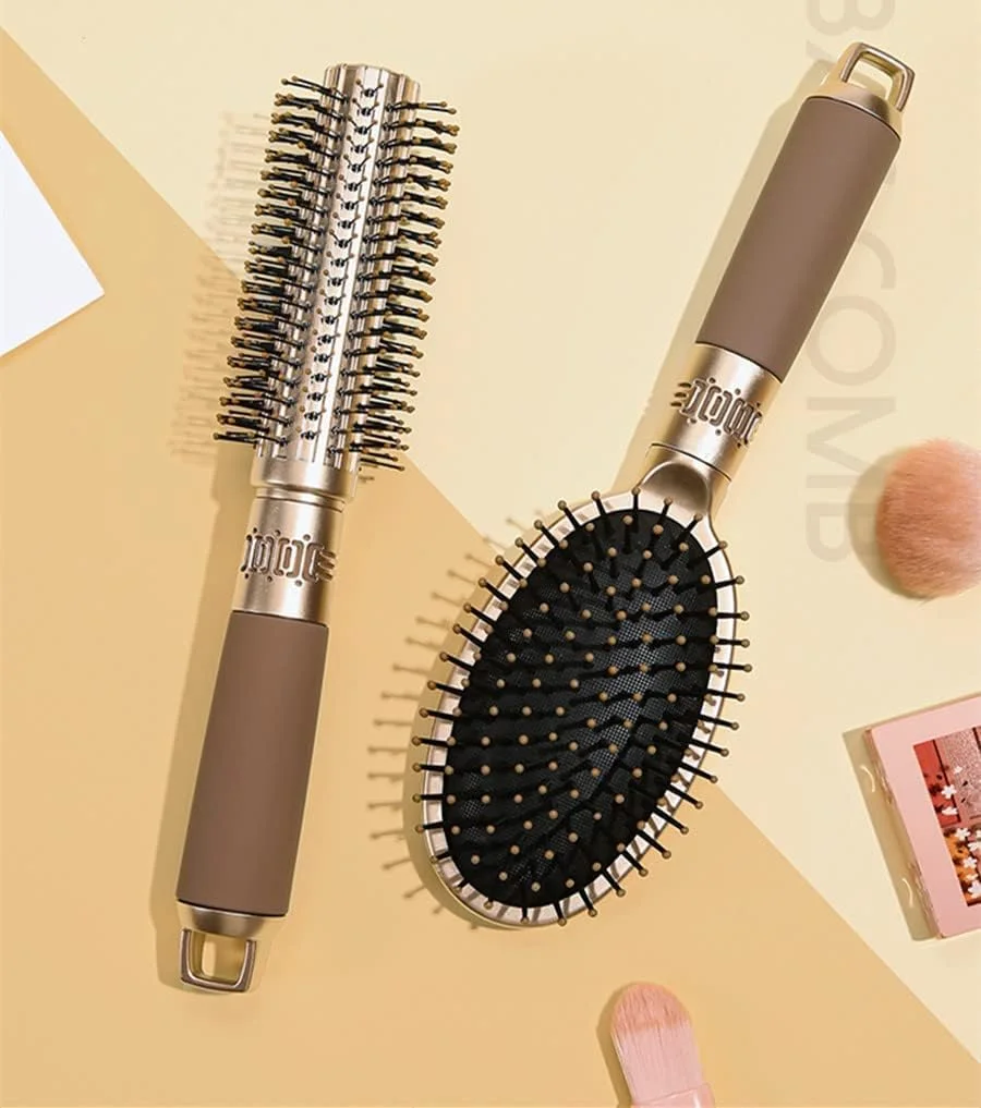 مجموعه 3 عددی برس مو U-HOOME، برس موی بیضی ماساژ ضد الکتریسیته ساکن، برس موی گرد، برس گره باز کن، ابزار حالت دهنده برای زنان، مردان و کودکان، مجموعه برس موی پارویی برای گره باز کردن، خشک کردن با سشوار و صاف کردن مجموعه 3 عددی برس مو U-HOOME، برس موی بیضی ماساژ ضد الکتریسیته ساکن، برس موی گرد، برس گره باز کن، ابزار حالت دهنده برای زنان، مردان و کودکان، مجموعه برس موی پارویی برای گره باز کردن، خشک کردن با سشوار و صاف کردن