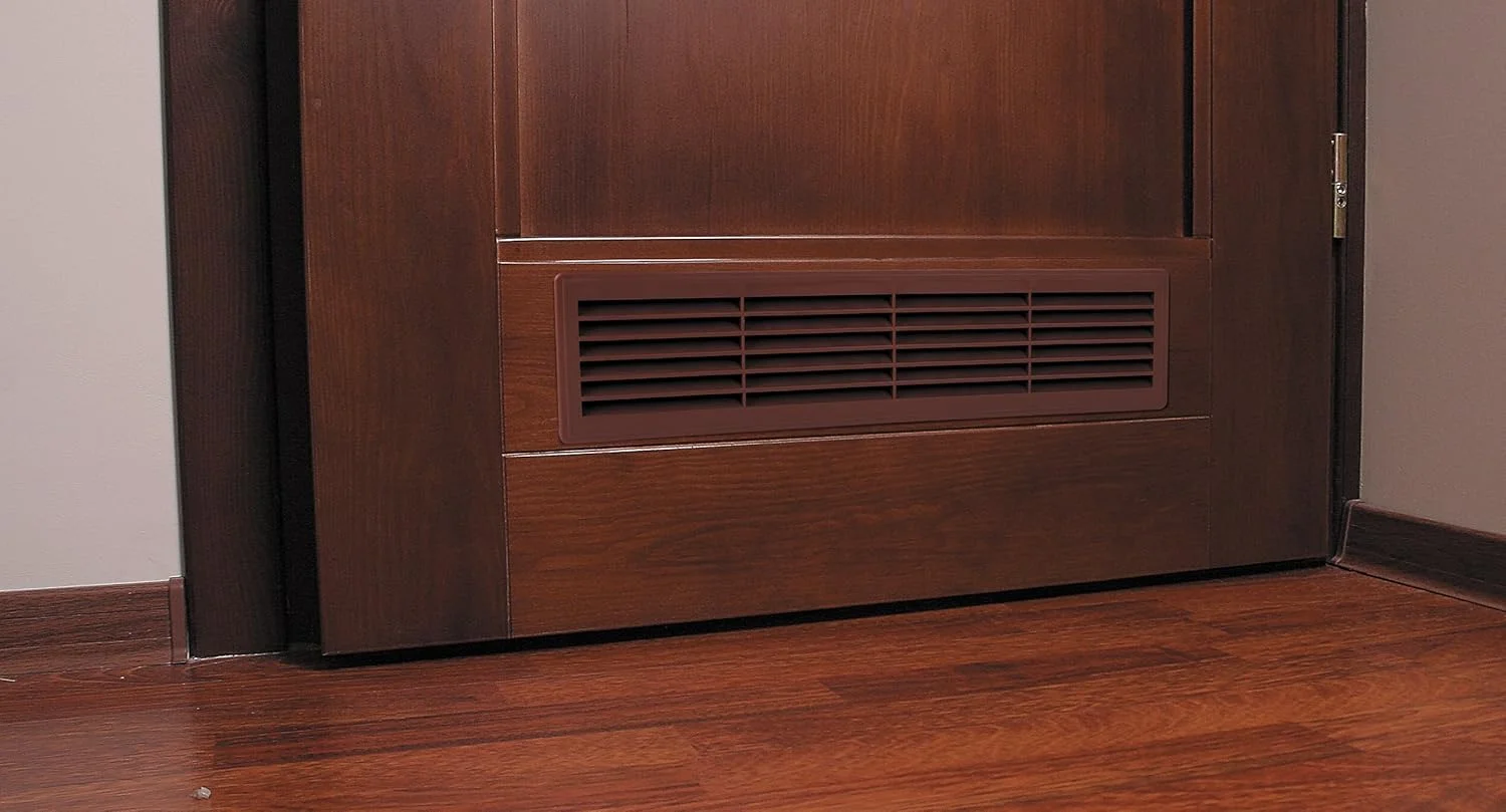 دریچه تهویه هوای درب دو طرفه سفید Awenta، 440mm x 120mm / 18" x 5 اینچ - دریچه درب برای درب داخلی، حمام، اتاق خواب، گاراژ، آشپزخانه دریچه تهویه هوای درب دو طرفه سفید Awenta، 440mm x 120mm / 18" x 5 اینچ - دریچه درب برای درب داخلی، حمام، اتاق خواب، گاراژ، آشپزخانه