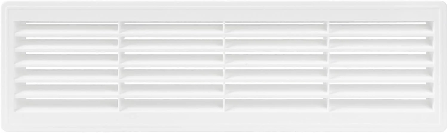 دریچه تهویه هوای درب دو طرفه سفید Awenta، 440mm x 120mm / 18" x 5 اینچ - دریچه درب برای درب داخلی، حمام، اتاق خواب، گاراژ، آشپزخانه دریچه تهویه هوای درب دو طرفه سفید Awenta، 440mm x 120mm / 18" x 5 اینچ - دریچه درب برای درب داخلی، حمام، اتاق خواب، گاراژ، آشپزخانه