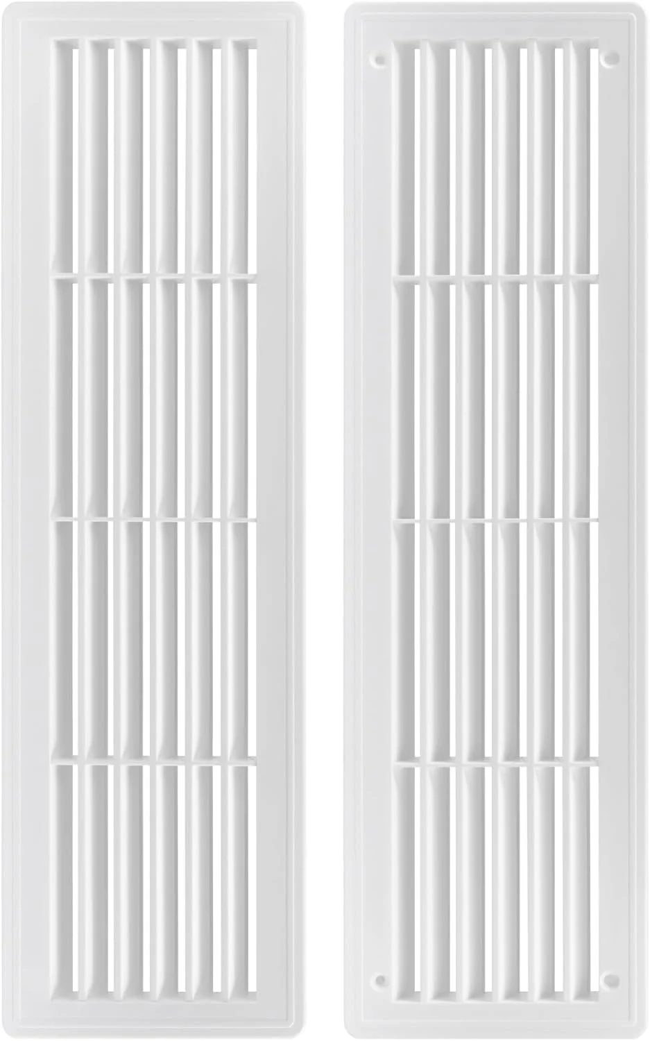 دریچه تهویه هوای درب دو طرفه سفید Awenta، 440mm x 120mm / 18" x 5 اینچ - دریچه درب برای درب داخلی، حمام، اتاق خواب، گاراژ، آشپزخانه دریچه تهویه هوای درب دو طرفه سفید Awenta، 440mm x 120mm / 18" x 5 اینچ - دریچه درب برای درب داخلی، حمام، اتاق خواب، گاراژ، آشپزخانه