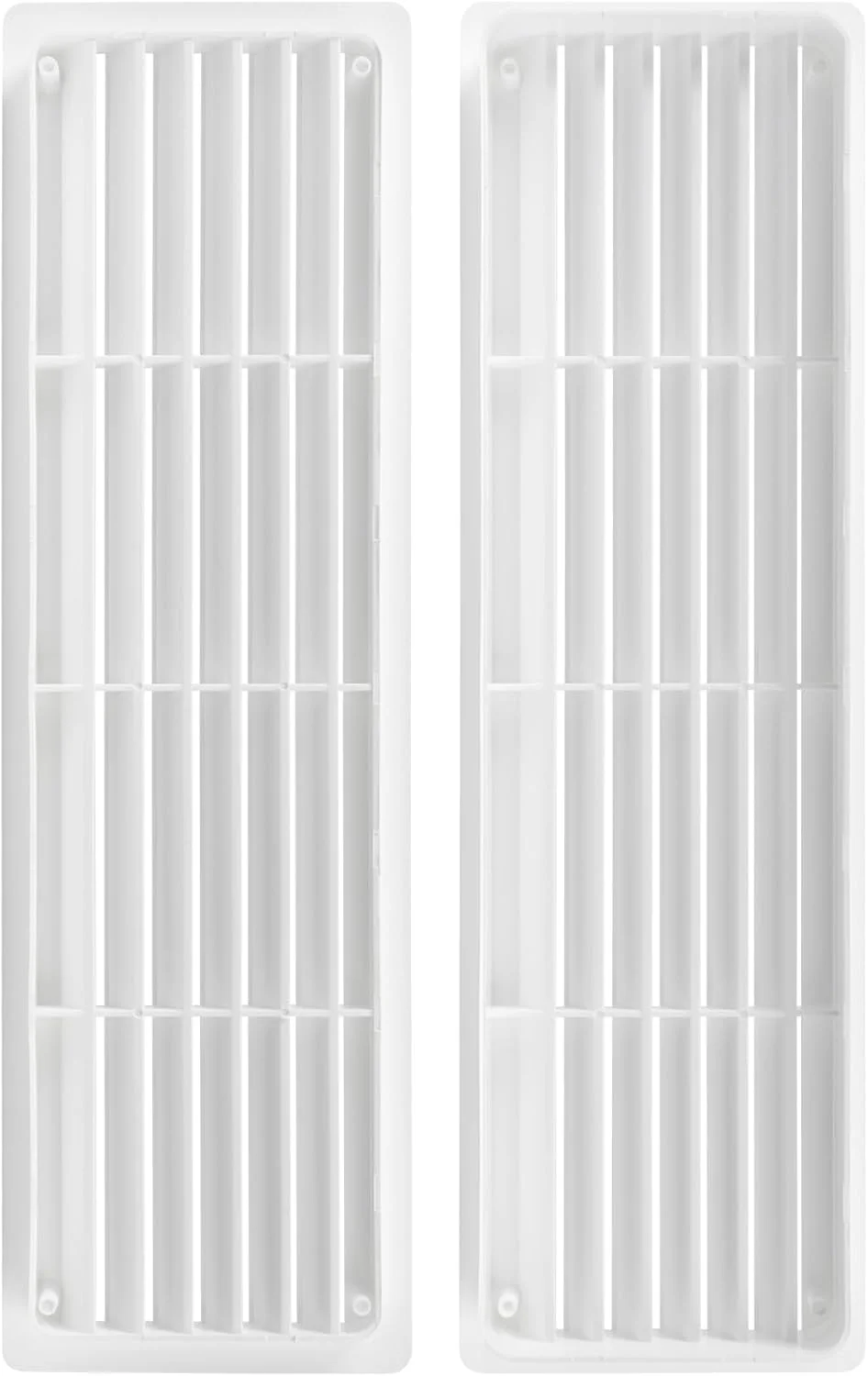 دریچه تهویه هوای درب دو طرفه سفید Awenta، 440mm x 120mm / 18" x 5 اینچ - دریچه درب برای درب داخلی، حمام، اتاق خواب، گاراژ، آشپزخانه دریچه تهویه هوای درب دو طرفه سفید Awenta، 440mm x 120mm / 18" x 5 اینچ - دریچه درب برای درب داخلی، حمام، اتاق خواب، گاراژ، آشپزخانه