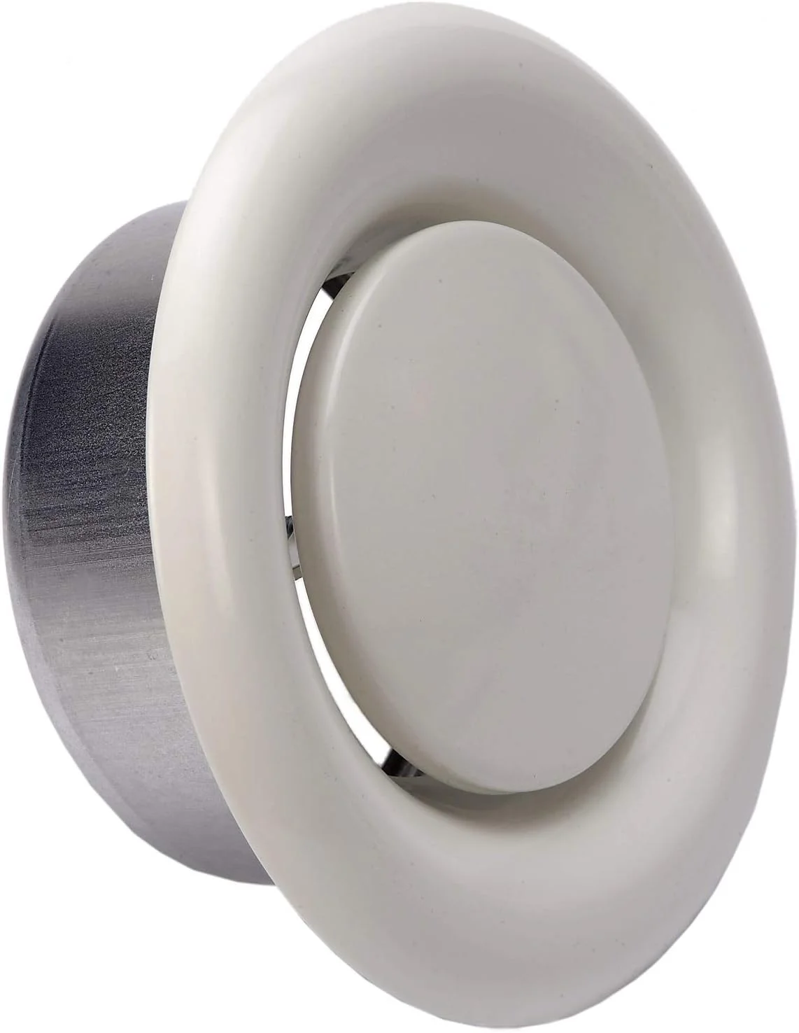 دریچه گرد سقفی دملو، دریچه دیسکی فلزی تنظیم شونده، هواکش سقفی قابل تنظیم در جهت عقربه های ساعت، دریچه مکش هوای فلزی (قطر: 100 میلی متر) دریچه گرد سقفی دملو، دریچه دیسکی فلزی تنظیم شونده، هواکش سقفی قابل تنظیم در جهت عقربه های ساعت، دریچه مکش هوای فلزی (قطر: 100 میلی متر)