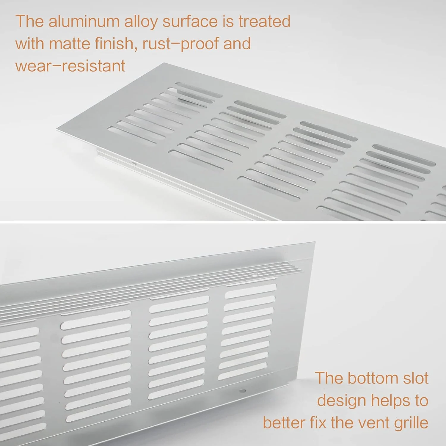 داسیوسو، 4 عدد روکش توری دریچه هوا، روکش های دریچه داخلی، توری های تهویه، دریچه های کابینت برای تهویه کمد لباس (80x300 میلی متر)