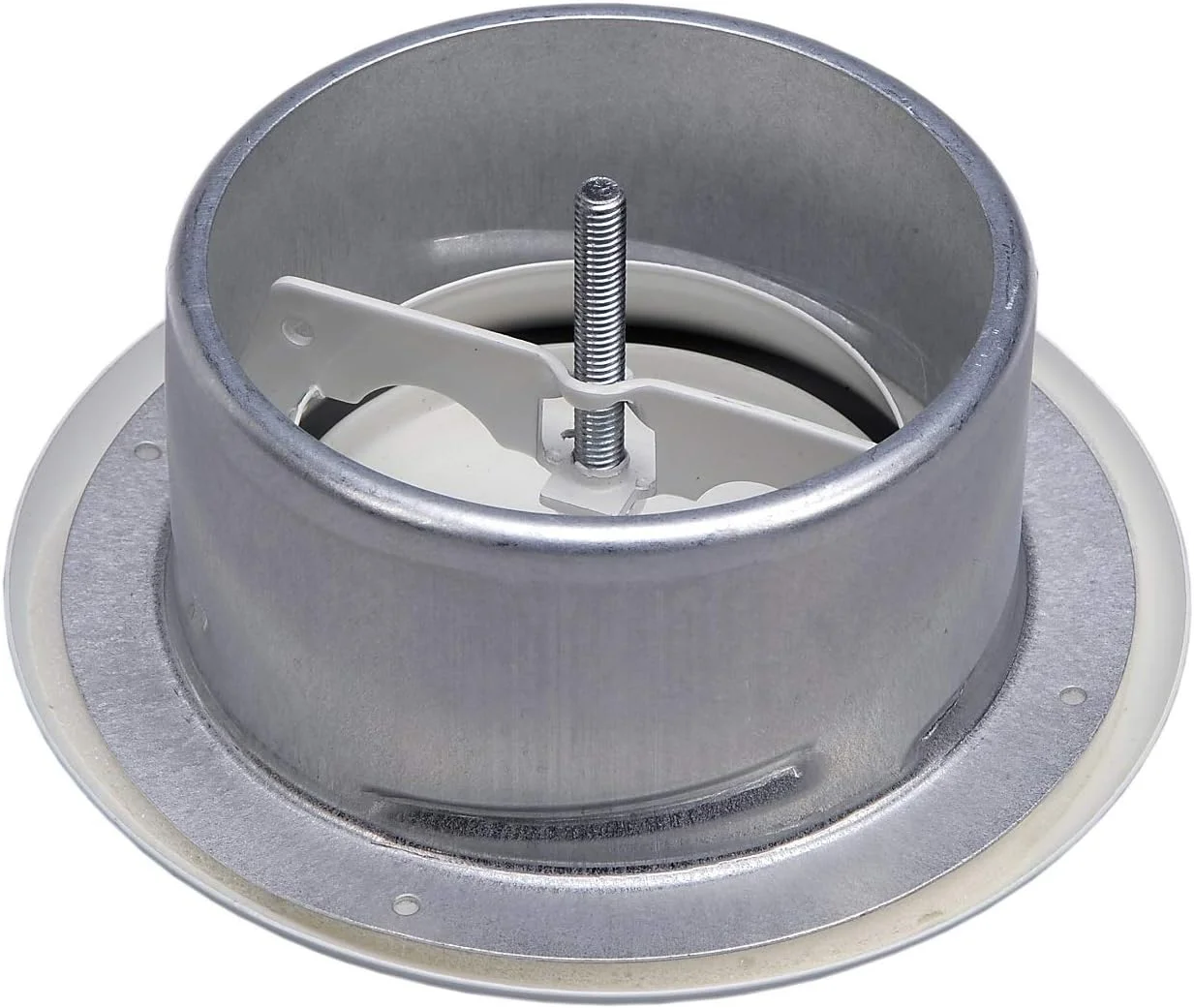 دریچه گرد سقفی دملو، دریچه دیسکی فلزی تنظیم شونده، هواکش سقفی قابل تنظیم در جهت عقربه های ساعت، دریچه مکش هوای فلزی (قطر: 100 میلی متر)