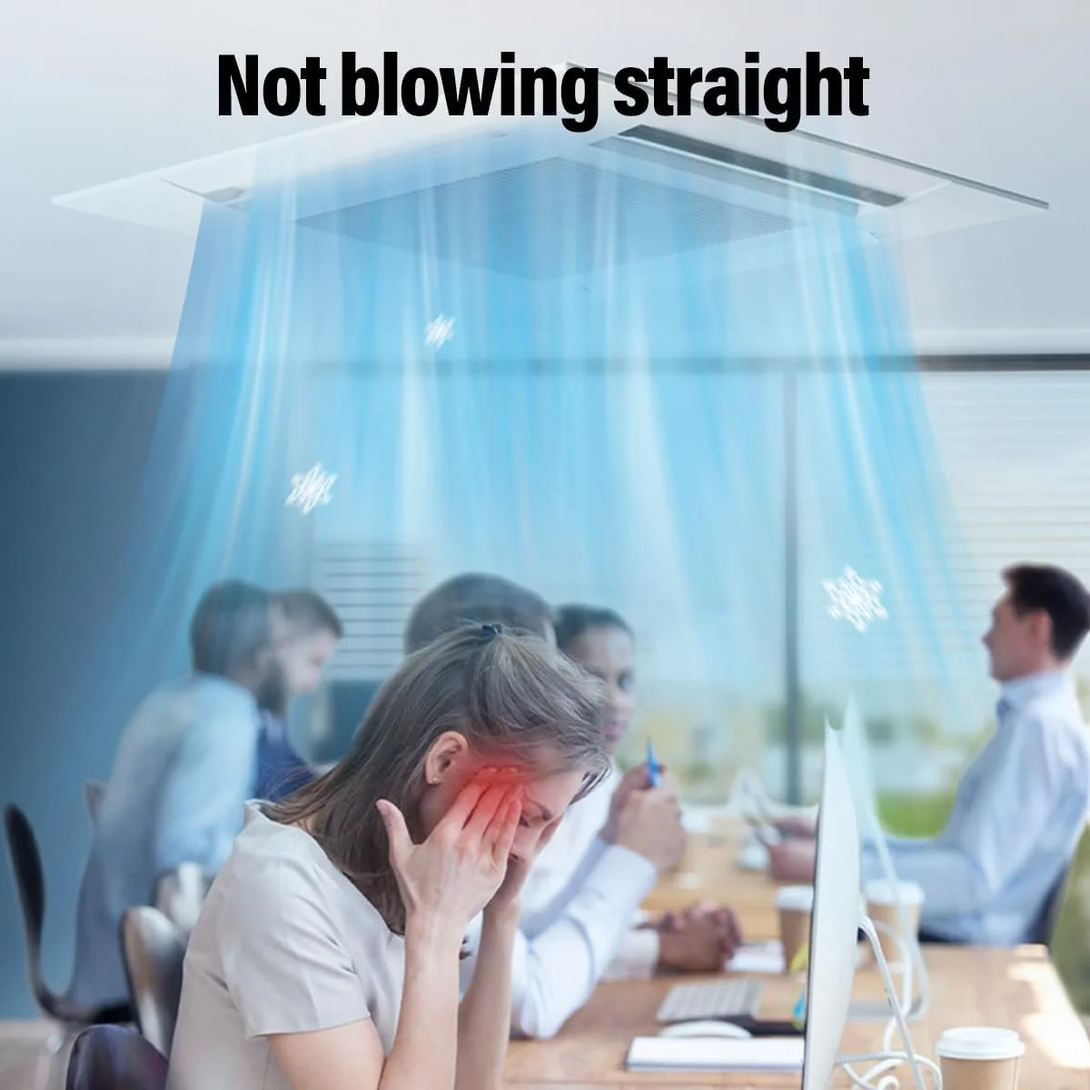 منحرف کننده جریان هوای کولر گازی ECVV، با قابلیت جمع شدن 75-93 سانتی متر، منحرف کننده دریچه مینی اسپلیت، قابل تنظیم 90 درجه، محافظ باد یکپارچه، محافظ ضد وزش مستقیم، ضد تراکم، دریچه باد برای کولرهای گازی مرکزی