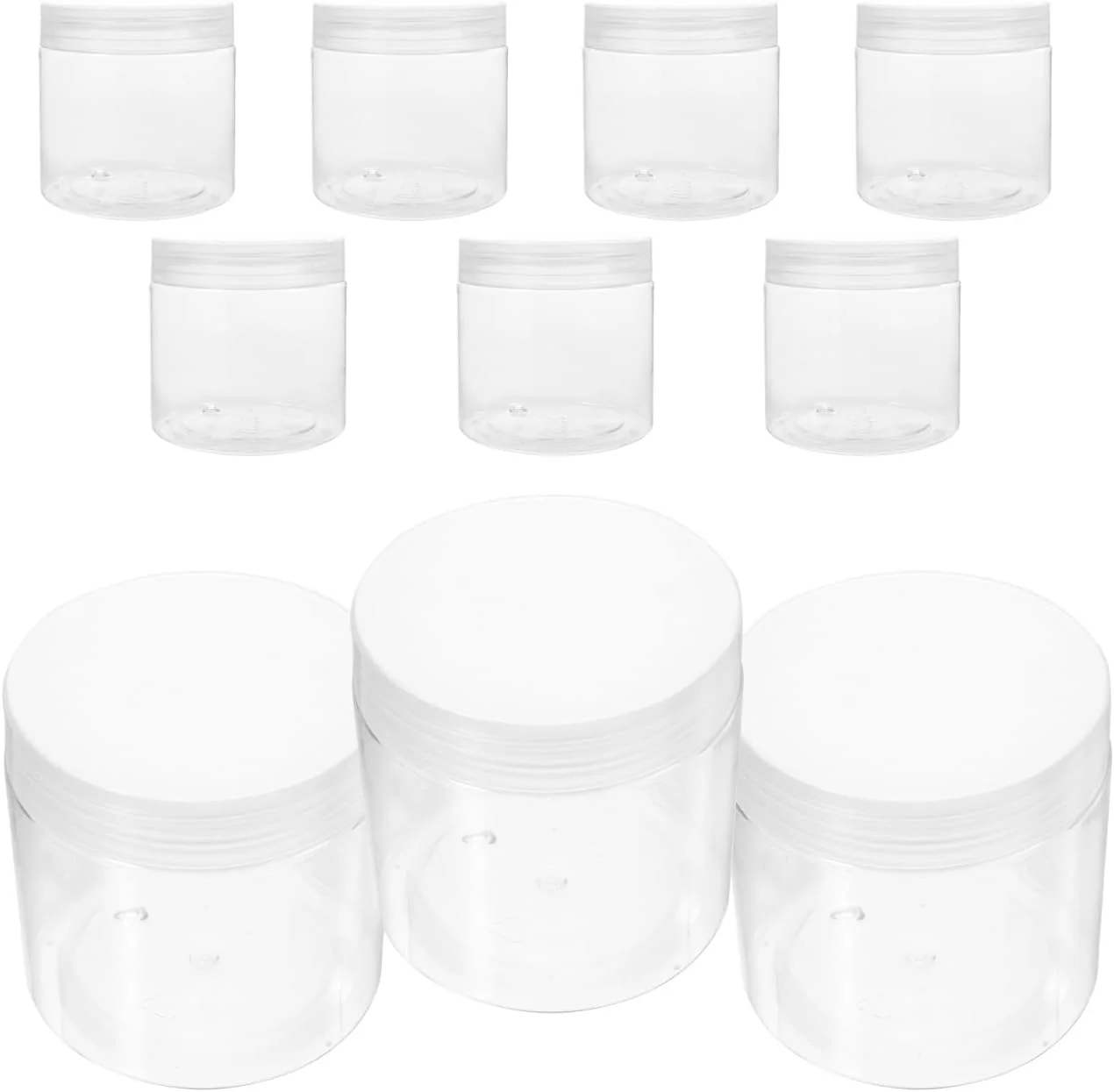 مجموعه 10 عددی ظروف ذخیره سازی درب دار 200 میلی لیتری COLLBATH، مناسب برای نگهداری مواد غذایی، چای، تنقلات و شیرینی، ایده آل برای سازماندهی آشپزخانه و انبار