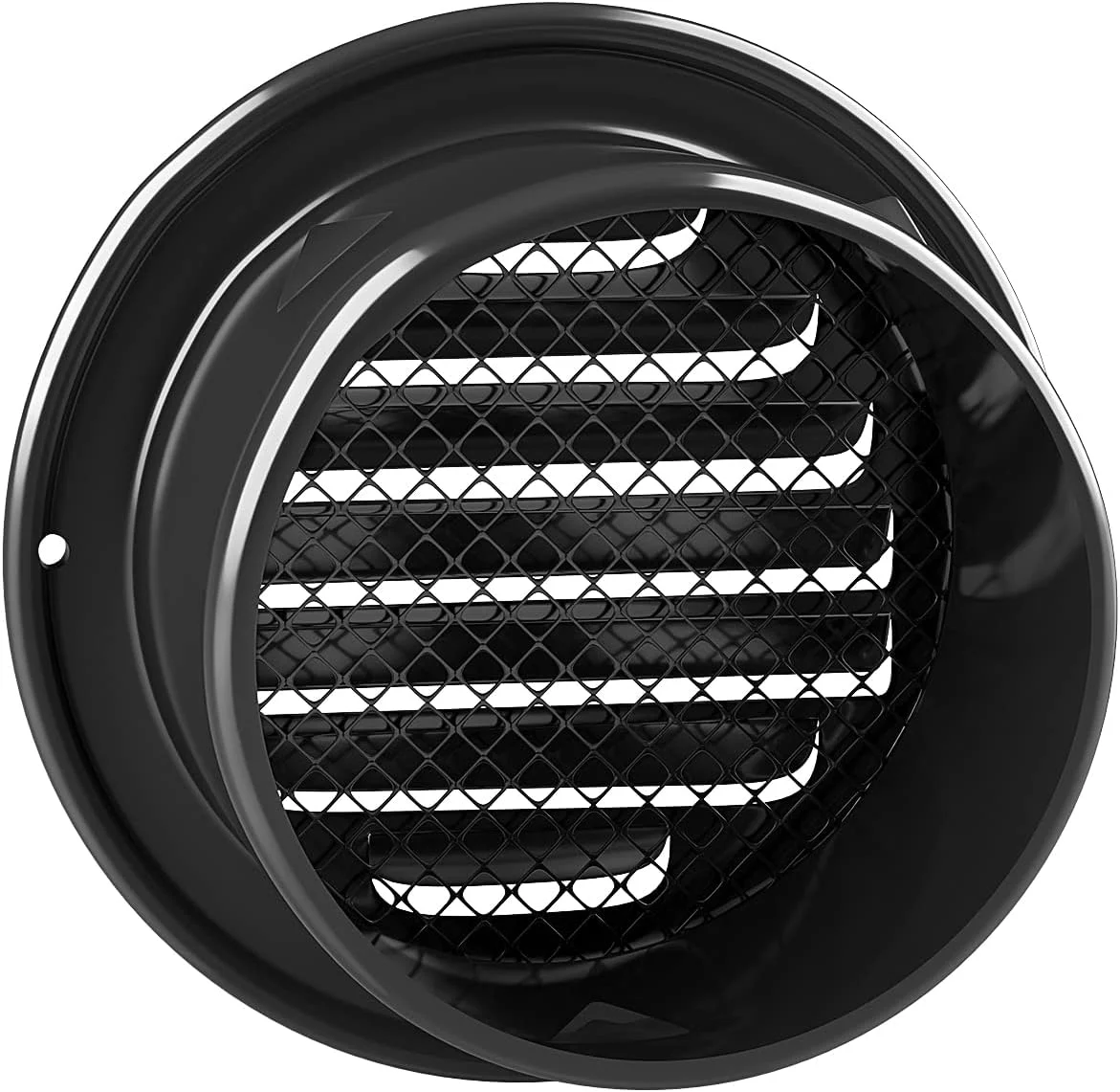 دریچه هواکش استیل 304 piiyoosnn، پوشش توری دریچه هواکش، دریچه ورودی دیواری کانال تخت با توری پشه گیر داخلی برای تهویه مطبوع (70 میلی متر 3 اینچ)