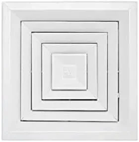 دریچه هوا آلومینیومی برگشت و تامین هوا، پوشش دریچه هواکش سنگین HVAC برای دیوار و سقف | مقاوم در برابر زنگ زدگی، جریان هوای بالا، نصب آسان پخش کننده هوای برگشتی - KYLAQ (12''X12'' RETURN)