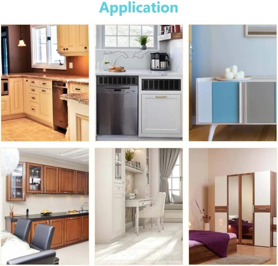 دریچه تهویه هوا TERRIFI، دریچه 200 میلی متری برای کابینت، دریچه یخچال، دریچه دیواری پره دار برای تهویه کمد و کابینت