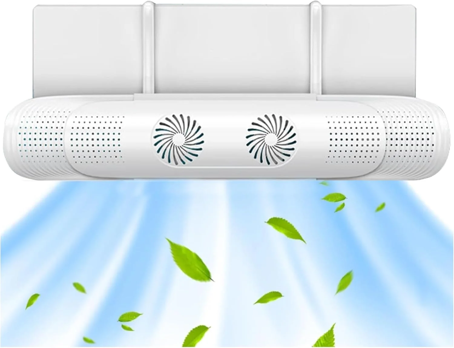 محافظ باد کولر گازی رکوی، منحرف کننده جریان قابل تنظیم برای کولر اسپلیت، جلوگیری از وزش مستقیم باد کولر، 53-95 سانتی متر، مناسب برای خانواده ها، نوزادان، محافظ باد کولر گازی دیواری (68-96 سانتی متر)