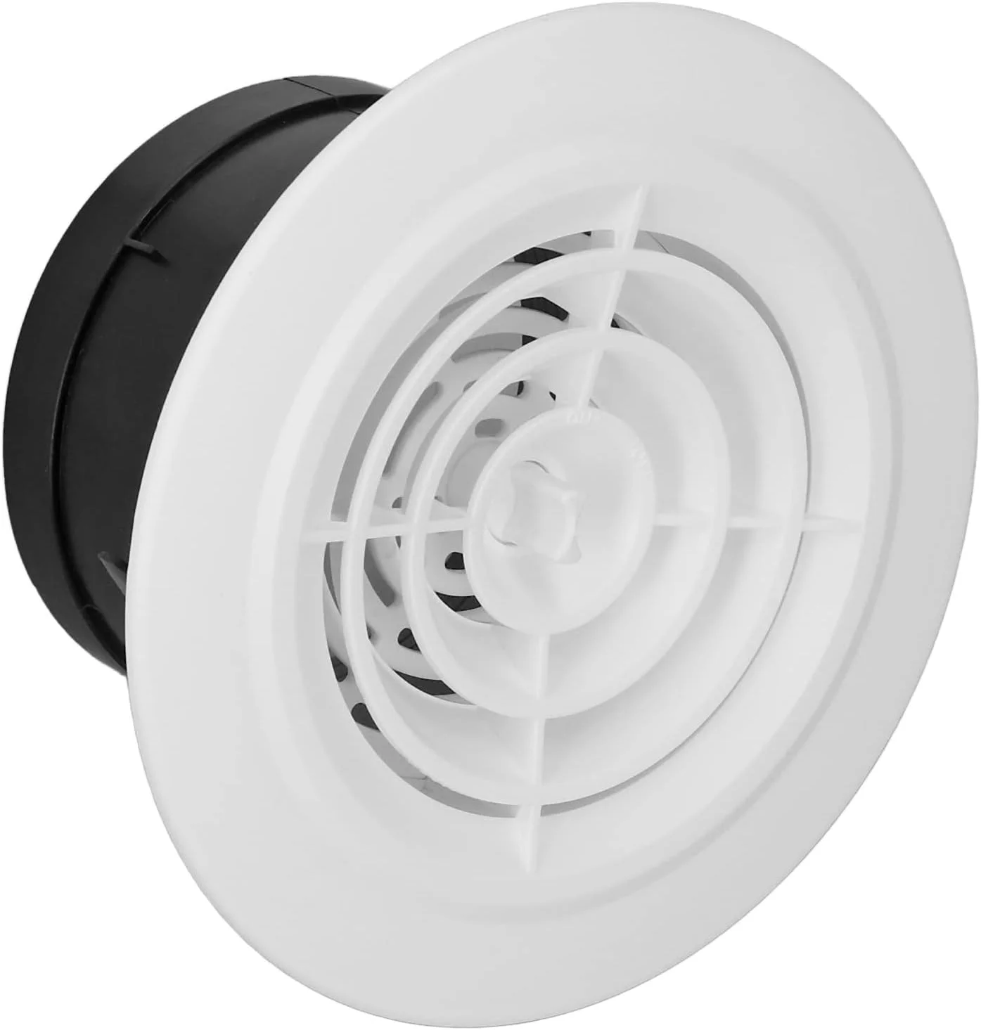 دریچه گرد چرخشی پوشش تهویه قابل تنظیم برای حمام و آشپزخانه (4 اینچ)
