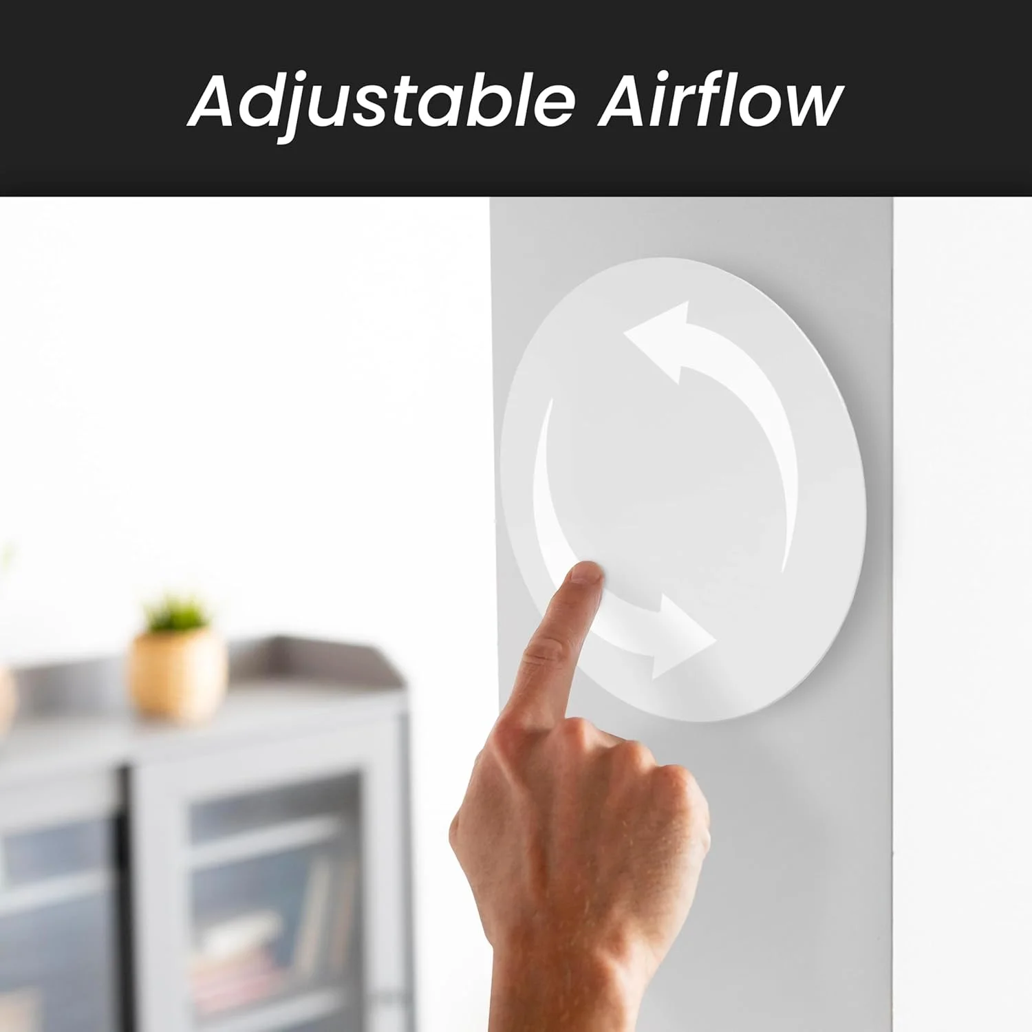 دیفیوزر یونیورسال فولادی سفید ریپا مارکت، قطر 8 اینچ - دریچه قابل تنظیم - ورودی هوا، خروجی هوا، تهویه کانال اگزوز - پوشش دریچه سقفی فلزی گرد و بدون درز - مناسب برای دیوار و سقف خانه و اداره