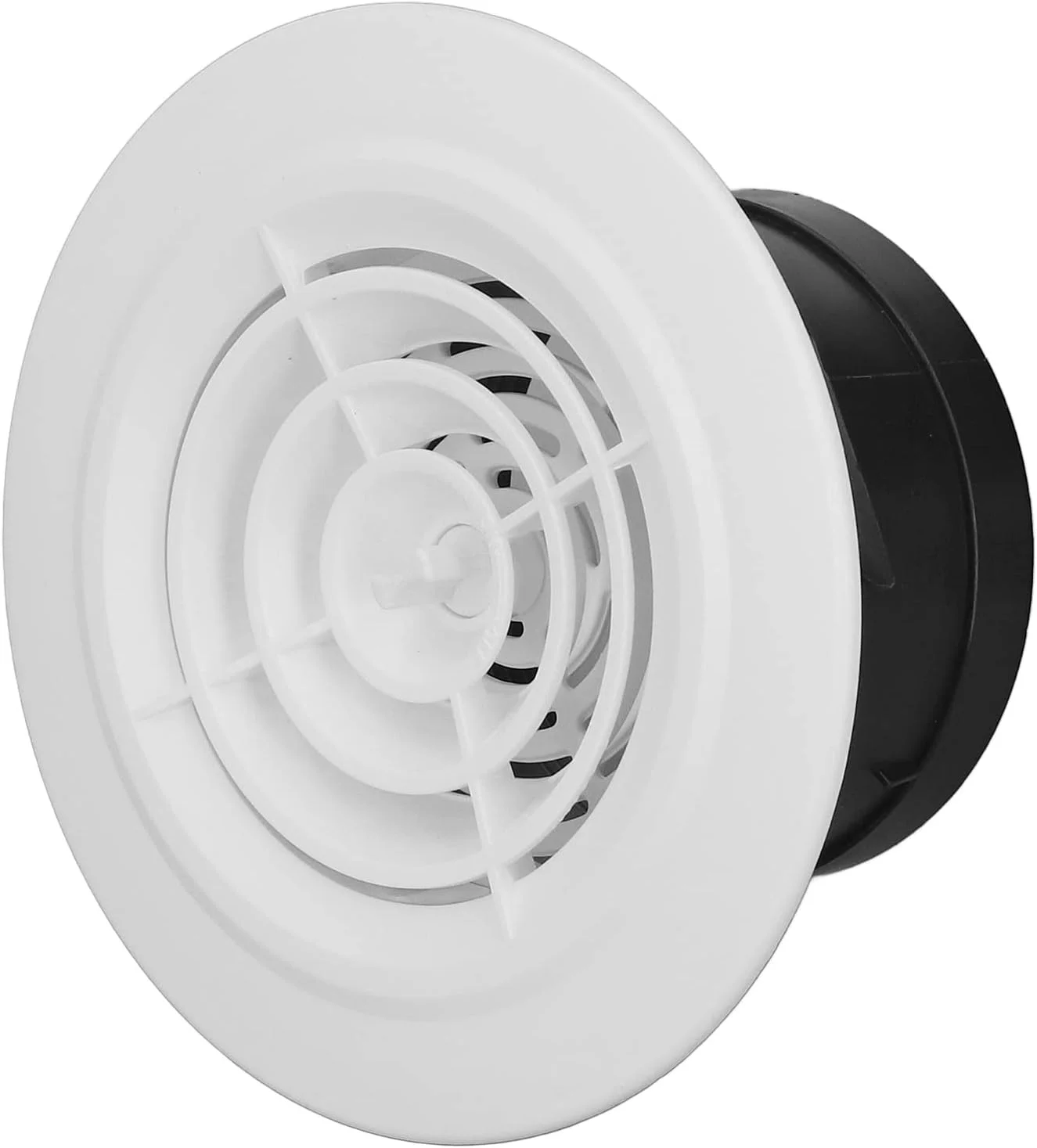 دریچه گرد چرخشی پوشش تهویه قابل تنظیم برای حمام و آشپزخانه (4 اینچ)