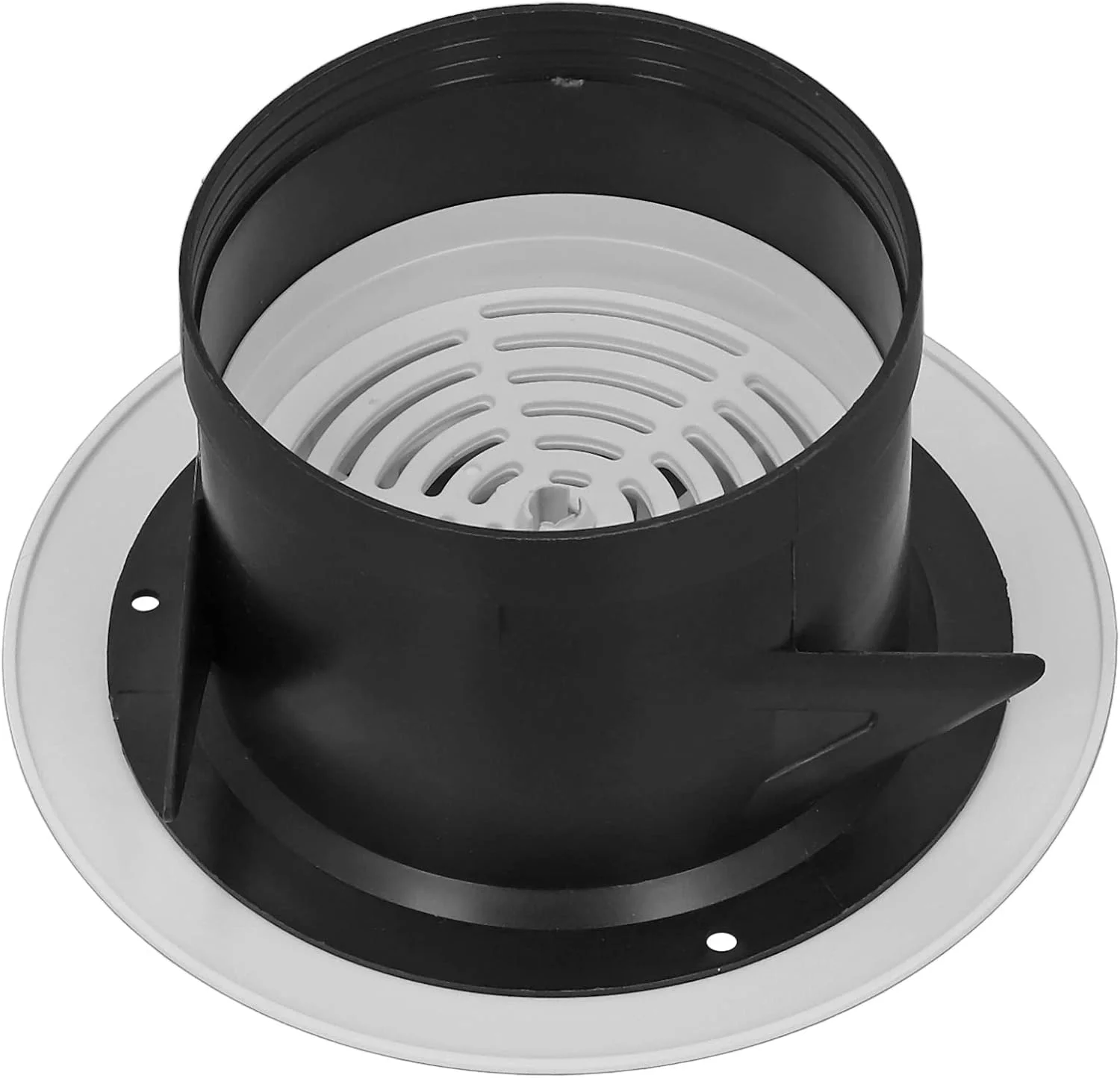 دریچه گرد چرخشی پوشش تهویه قابل تنظیم برای حمام و آشپزخانه (4 اینچ)