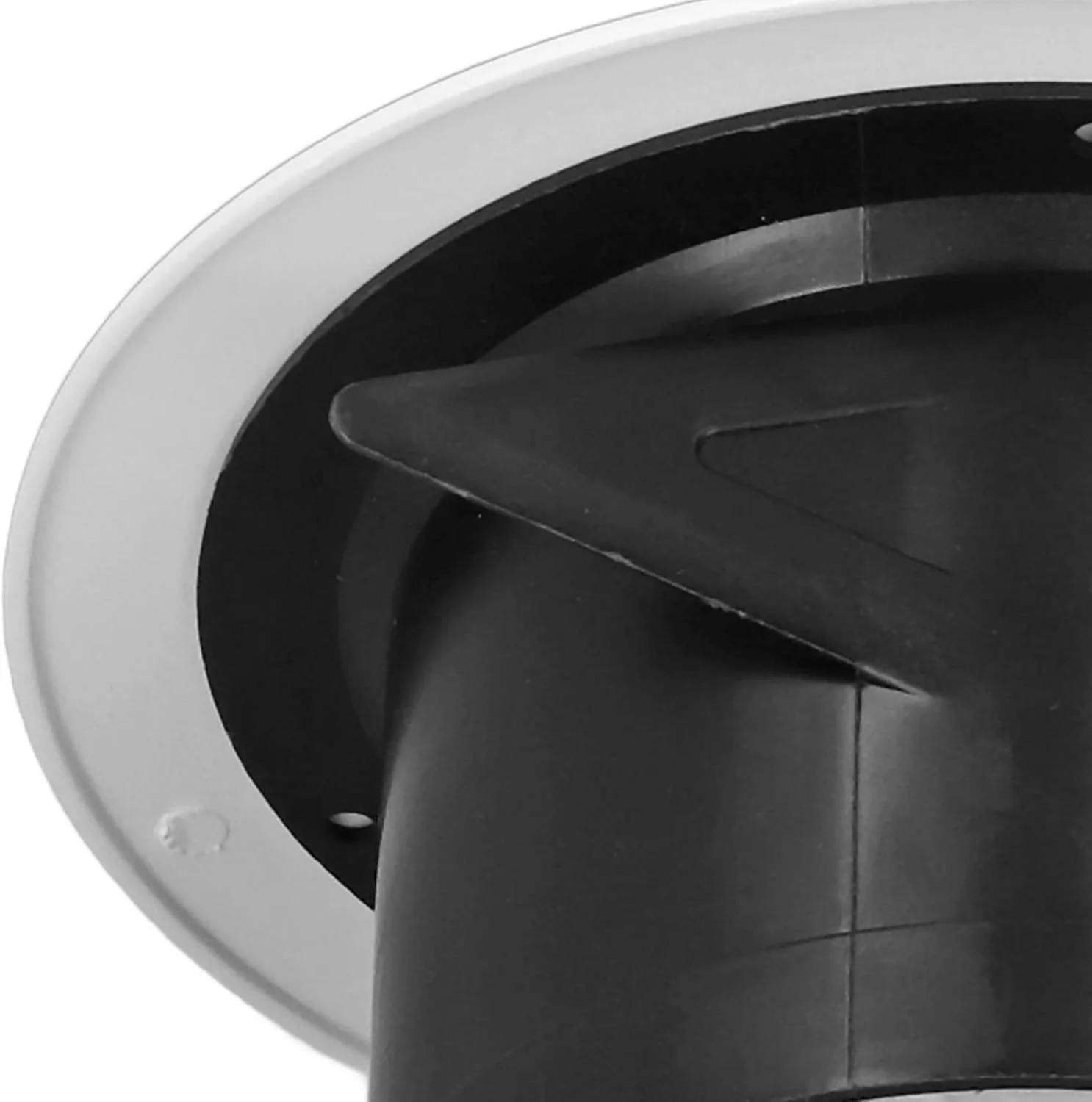 دریچه گرد چرخشی پوشش تهویه قابل تنظیم برای حمام و آشپزخانه (4 اینچ)