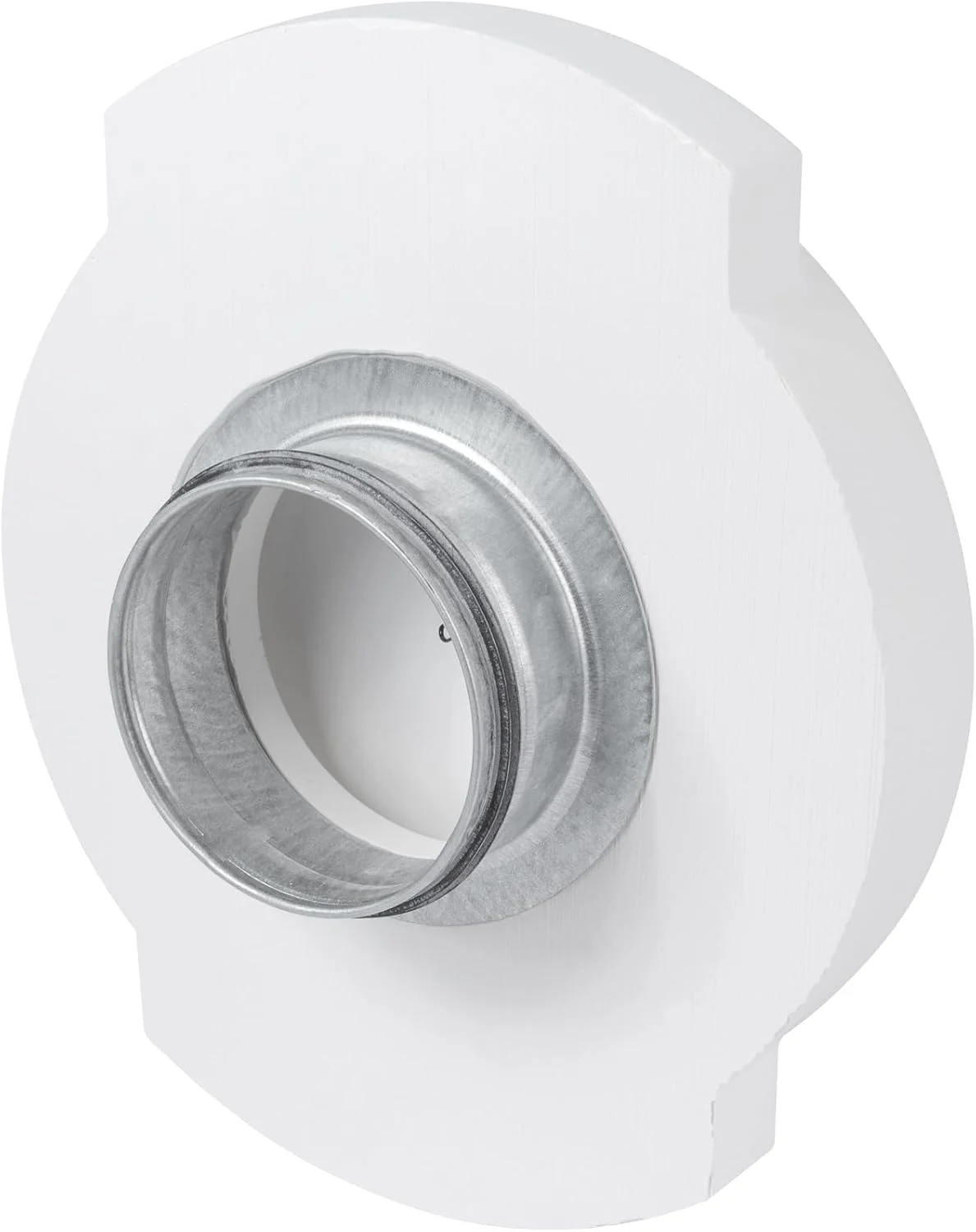 دفیوزر هوای سقفی گچی مدرن Repa Market سایز 5 اینچ - دریچه لوکس هوا برای سقف خانه - پوشش های دریچه سقفی بدون درز - دفیوزر مجرای اگزوز دایره ای سفید HVAC