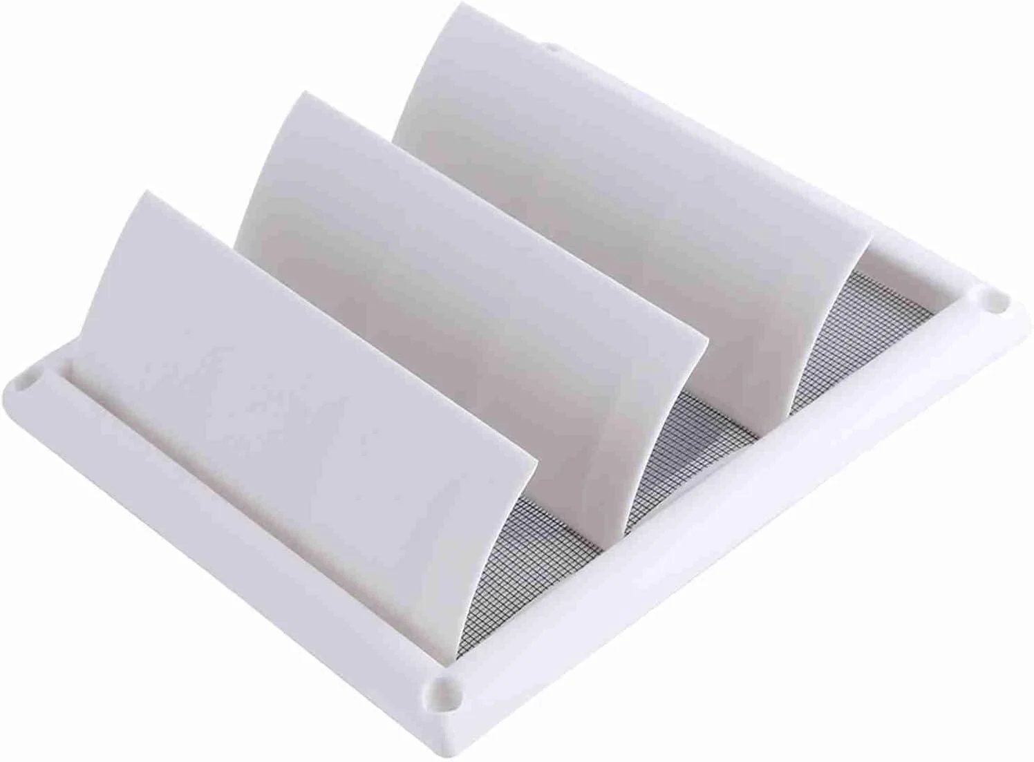 دریچه هوا پلاستیکی با توری، دارای 3 پره، مناسب برای دیوار، کانال تهویه، خروجی هوا، برای سقف یا نمای بیرونی (20 * 20 سانتی متر) دریچه هوا پلاستیکی با توری، دارای 3 پره، مناسب برای دیوار، کانال تهویه، خروجی هوا، برای سقف یا نمای بیرونی (20 * 20 سانتی متر)