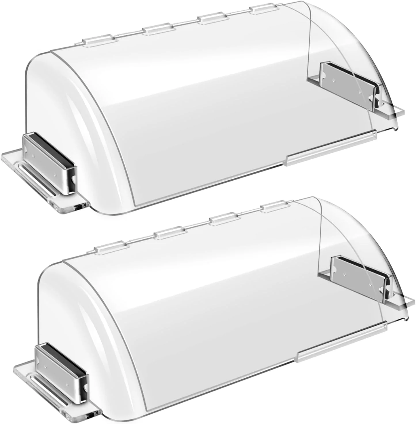 منحرف کننده دریچه هوا Moonmen بسته 2 عددی قابل تنظیم - پوشش دریچه های مغناطیسی کف 9 تا 15.5 اینچ برای AC، دریچه های دیواری و سقفی با آهنرباهای قوی و بزرگ