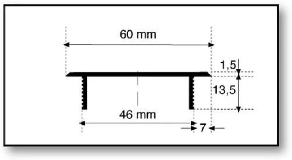 شبکه تهویه آلومینیومی MS Beschläge، رنگ آنتراسیت RAL7016، صفحه توری 60 میلی‌متری، طول‌های مختلف، پنل تهویه، توری درب، توری تهویه، پوشش شوفاژ (200 میلی‌متر)