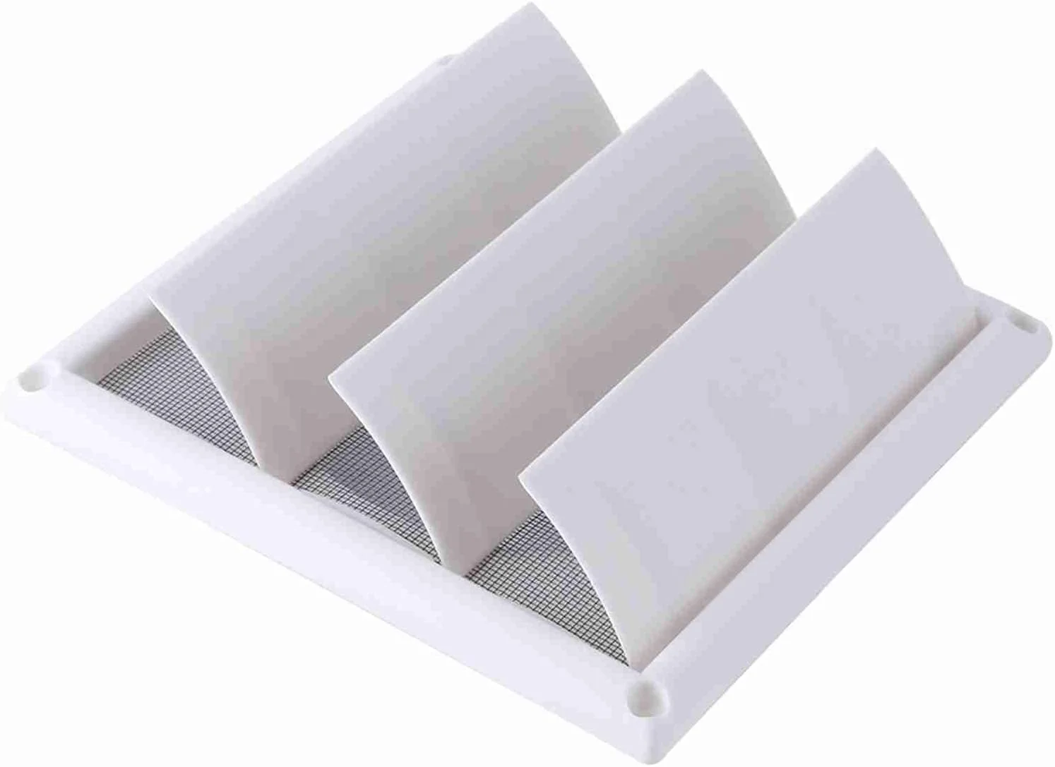 دریچه هوا پلاستیکی با توری، دارای 3 پره، مناسب برای دیوار، کانال تهویه، خروجی هوا، برای سقف یا نمای بیرونی (20 * 20 سانتی متر) دریچه هوا پلاستیکی با توری، دارای 3 پره، مناسب برای دیوار، کانال تهویه، خروجی هوا، برای سقف یا نمای بیرونی (20 * 20 سانتی متر)