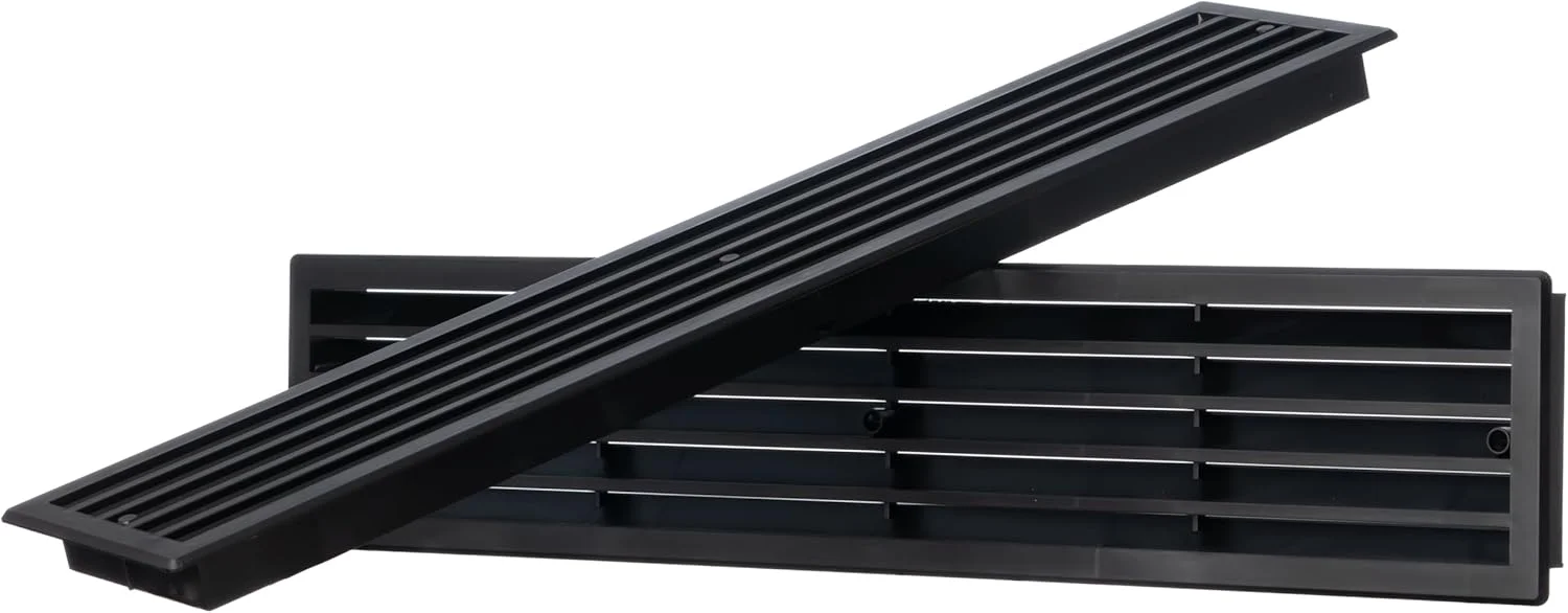 دریچه تهویه پلاستیکی مشکی LIRAST با ابعاد 450 x 92 میلی متر - دریچه درب، دریچه تامین هوای خروجی - دریچه تهویه درب دریچه تهویه پلاستیکی مشکی LIRAST با ابعاد 450 x 92 میلی متر - دریچه درب، دریچه تامین هوای خروجی - دریچه تهویه درب