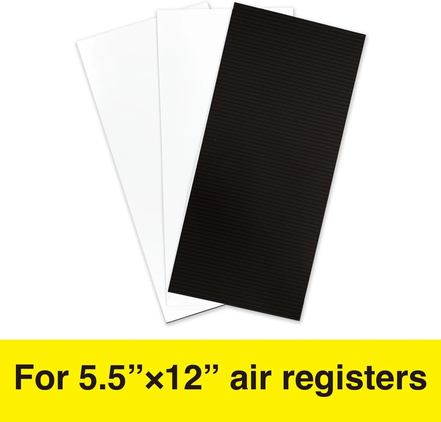 روکش دریچه مغناطیسی MagX، 14x30 سانتی متر (3 عدد)، آهنربای آنیزوتروپیک انعطاف پذیر با ضخامت فوق العاده 1.5 میلی متر، برای دریچه های هوا یا دریچه های هوای کف، RV، HVAC خانگی، AC، خرید ضروری منزل