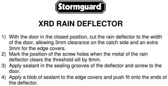 محافظ باران درب LOWENERGIE Stormguard XRD، نوار آب و هوا، تخته چکه گیر، UPVC چوبی 914 میلی متر (مشکی) محافظ باران درب LOWENERGIE Stormguard XRD، نوار آب و هوا، تخته چکه گیر، UPVC چوبی 914 میلی متر (مشکی)