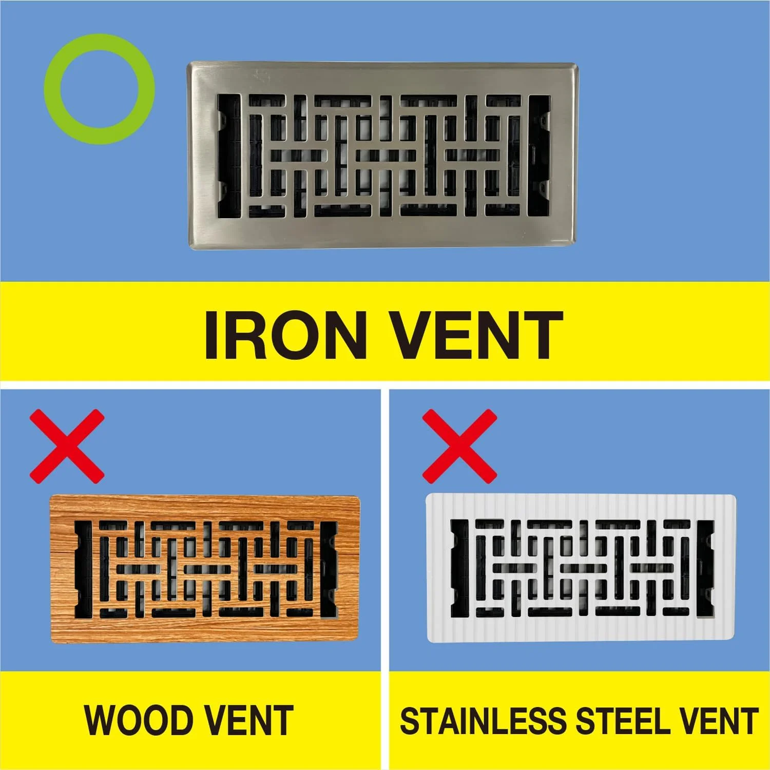روکش دریچه مغناطیسی MagX، 14x30 سانتی متر (3 عدد)، آهنربای آنیزوتروپیک انعطاف پذیر با ضخامت فوق العاده 1.5 میلی متر، برای دریچه های هوا یا دریچه های هوای کف، RV، HVAC خانگی، AC، خرید ضروری منزل
